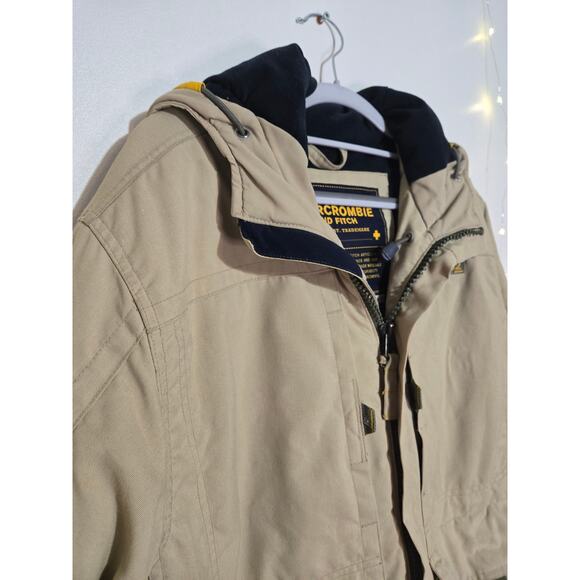 VINTAGE ABERCROMBIE & FITCH Sentinel Tactical Cargo Field Jacket Small Y2K Rare - Picture 6 of 16